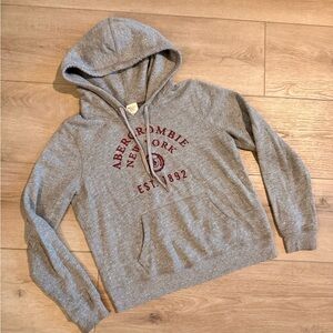 Abercrombie & Fitch Y2K Gray Hoodie Small